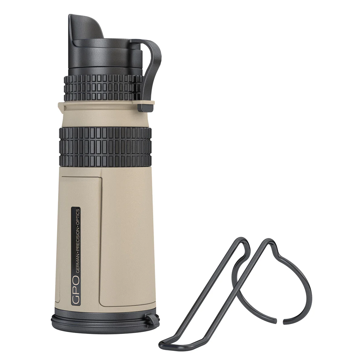 GPO  TAC MONO 10X42 HD SCHWARZ/SAND